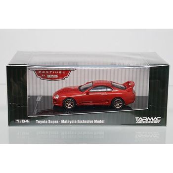 Tarmac Works 1/64 Toyota Supra 1998 Red Malaysia Model Festival 2018