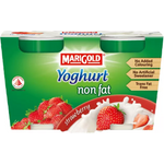 Marigold Yoghurt Non Fat Strawberry 130g