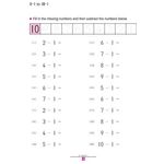 Kumon My Book Of Simple Subtraction