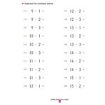 Kumon My Book Of Simple Subtraction