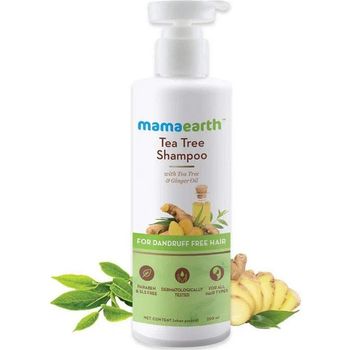 Mamaearth Tea Tree Anti Dandruff Shampoo With Ginger Oil 250ml