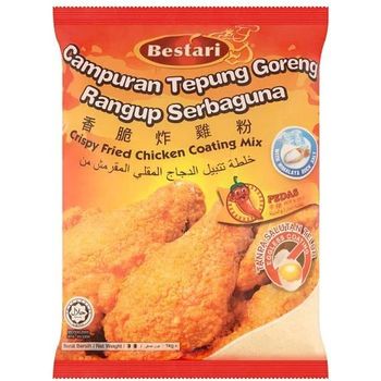 Bestari Crispy Fried Chicken Coating Mix Spicy 1kg