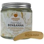 Ben & Anna Natural Orange with Flouride Toothpaste in Glass Jar, 100ml