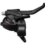 Shimano Altus St-ef41 Ez Fire Plus Sti Set For V-brakes 3x7 Speed 2-finger Lever Black