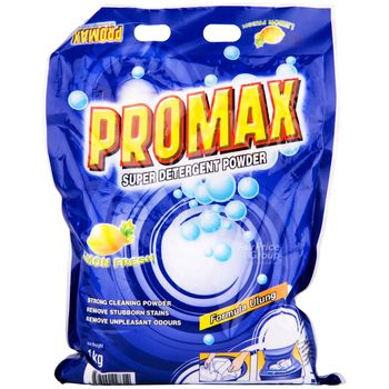 Promax Super Detergent Powder Lemon Fresh 1kg
