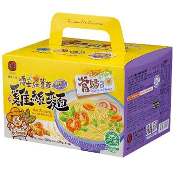Plump Biotechnology Dr. Red Turmeric Shredded Chicken Noodles Angelica Flavor 4 pieces Vegan 4 x 75g