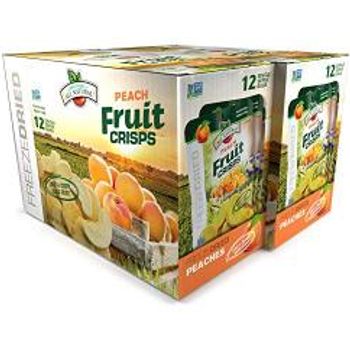 Brothers All Natural Fruit Crisps Yellow Peach 8g