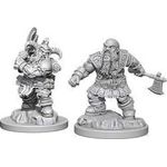 Wizkids Dungeons & Dragons Nolzur’s Marvelous Miniatures: Dwarf Barbarian Male