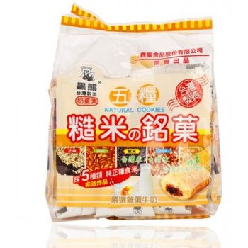 Black Bear Natural 5 Grain Rice Roll (12.3g x 13)