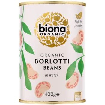 Biona Organic Borlotti Beans In Water 400g