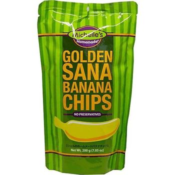 Michelle's Golden Sana Banana Chips 200g