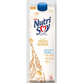 NutriSoy Fresh SoymilkOats and Quinoa 1l