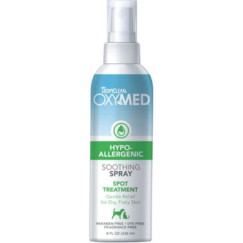 Tropiclean OxyMed Hypoallergenic Sooth Spot Treatment Dog Cat Spray 236ml