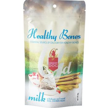 Greedy Dog Treats Healthy Bones Milk 80g 