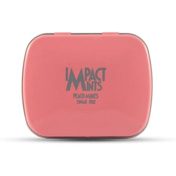 Impact Products Sugar Free Peach Mints Tin 84g