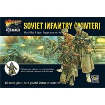 Warlord Games Bolt Action Soviet Infantry Winter Troops 1 56 WWII Military Wargaming Figures Plastic Model Kit