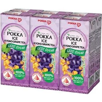 Pokka Ice Kyoho Grape Tea 6S 250ml