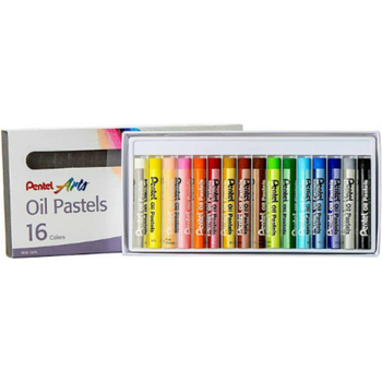 Pentel Arts Oil Pastel 16 Colours PHN-16AS
