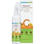 Mamaearth Vitamin C Face Wash With Foaming Silicone Cleanser Brush Powered By Vitamin C Turmeric 150ml
