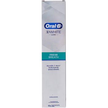 Oral-B 3D White Luxe Fresh Breath Toothpaste 160g