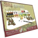 Army Painter Model Paint Stand & Paint Brush Holder dropper Bottle Paint Rack Paint Station With Brush Organizer-paint Organizer For Acrylic Painting For 30 Warpaints 7 Paintbrushes & W..