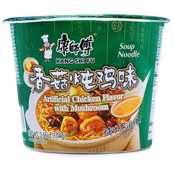 Kang Shi Fu Soup Noodle Artificial Chicken Flavor with Mushroom 104g