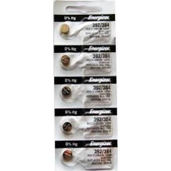Energizer 392384 Silver Oxide Battery Card Of 5