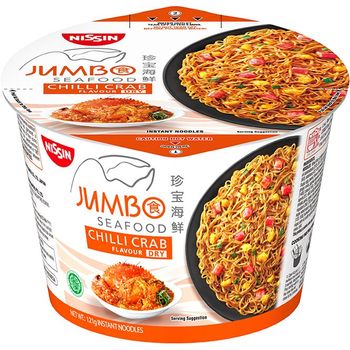 Nissin Jumbo Seafood Chilli Crab Bowl 121g