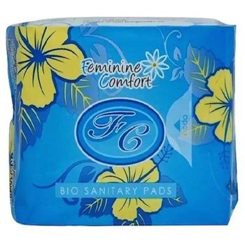 Feminine Comfort Bio Sanitary Normal Flow Blue 10 Pads