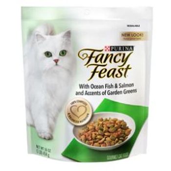 Fancy Feast Cat Dry Food Gourmet Gold Ocean Fish & Salmon 454g