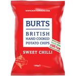 Burt's British Hand Cooked Potato Chips sweet chilli 150g