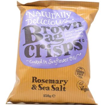 Brown Bag Crisps Rosemary and Sea Salt 150g