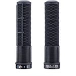 DMR Death Grip 2 Flangeless Grips Thick Lock On Black