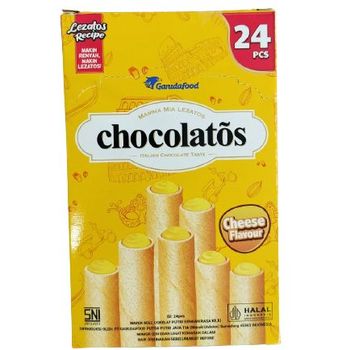 Garuda Chocolatos White Wafer Stick Wafer Roll Sweet Cheese Flavour 320g