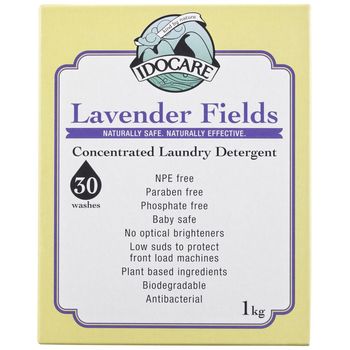 Idocare - Laundry Detergent, Concentrated Lavender Fields Powder (1kg)