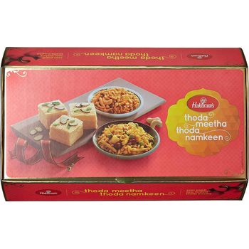 Haldiram's Thoda Meetha Thoda Namkeen diwali pack 900g