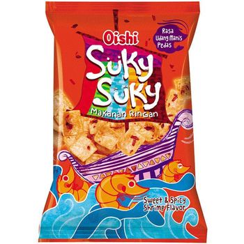 Oishi Suky Suky Sweet And Spicy Shrimp 70g