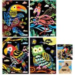 Avenir Scratch Art Magic Birds