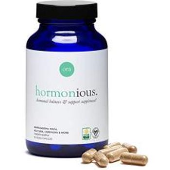 Ora Organic Natural Hormone Balance for Women Vegan Hormonal Acne Supplement for Clear Complexion with Adaptogenic Herbs Gluten Dairy Non-gmO 1 Month Supply 90 Capsules