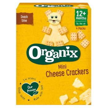 Organix - Toddler's Cheese Biscuits, Mini Cheese Crackers (80g)