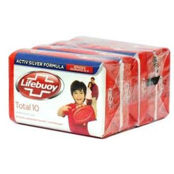 Lifebuoy Bar Soap Total10 60g. Pack 4
