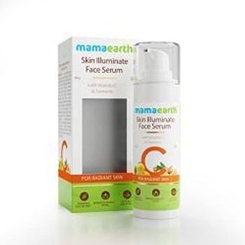 Mamaearth Skin Illuminate Vitamin C Serum For Radiant Skin With High Potency Vitamin C Turmeric 30g