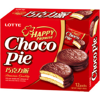 Lotte Choco Pie Original Flavor 28g X 12pc X 8pack