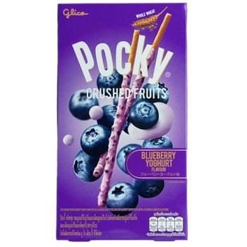 Glico Pocky Crushed Fruits Blueberry Yogurt Flavour 38g