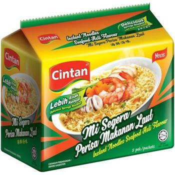 Cintan Instant Noodle Seafood Asli 75g x 5 Packs