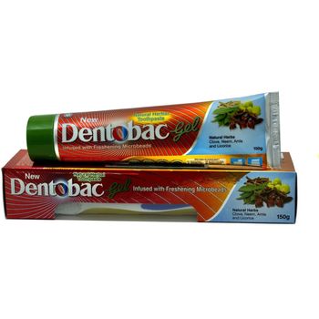 Dentobac Gel Natural Herbal Toothpaste 150g