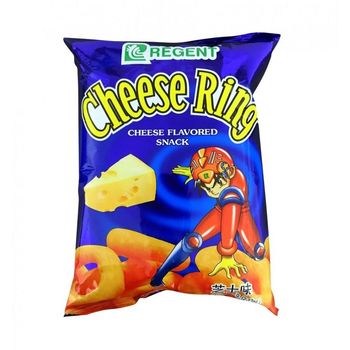 Regent Cheese Ring Cheese Flavored Snack Pack Of Ten 2.12oz A Pack