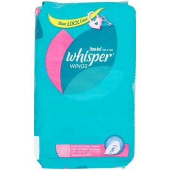 Whisper Sanitary Napkin Regular Flow Wing 20s
