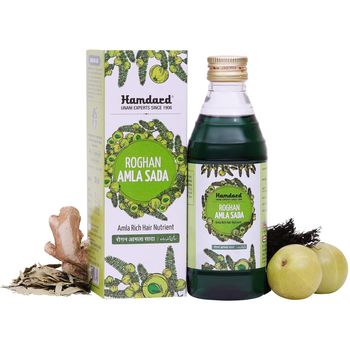 Hamdard Roghan Amla Sada Amla Rich Hair Nutrient 200ml