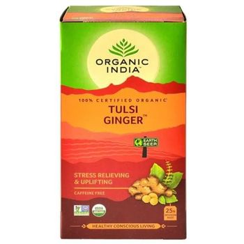 Organic India Tea Tulsi And Ginger 25 pcs